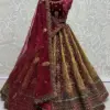 Anjani Art 2723A & 2723B Velvet Wholesale Lehenga Catalog